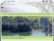 Tablet Screenshot of camping-lacs-savoie.com